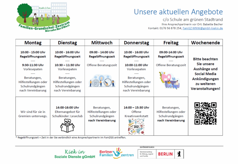 Wochenplan 2026